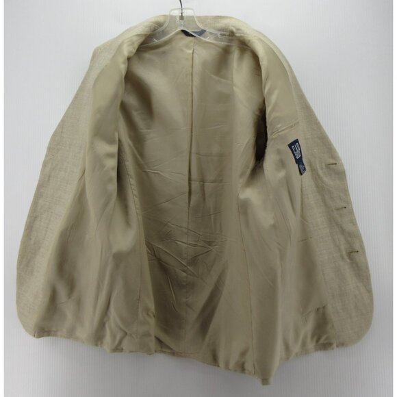 VINTAGE Gap Sport Coat Small Blazer Linen 90s Field Classic Jacket * - Picture 11 of 13